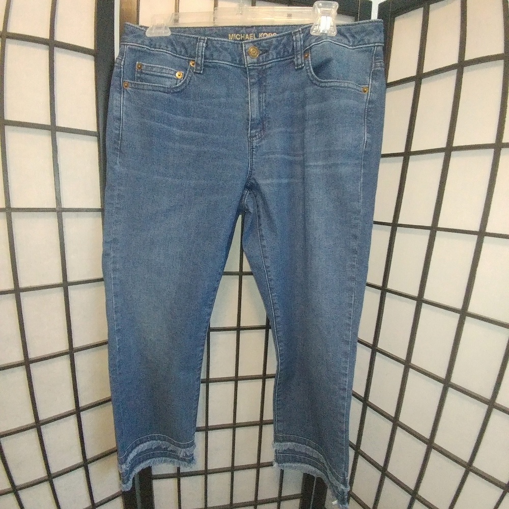 Michael Kors Dillon Relaxed Double Fringe Capri